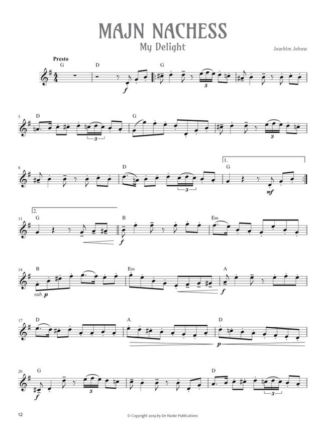 Hey Klezmorim! - 16 new Klezmer melodies for alto saxophone and piano - altový saxofon a klavír